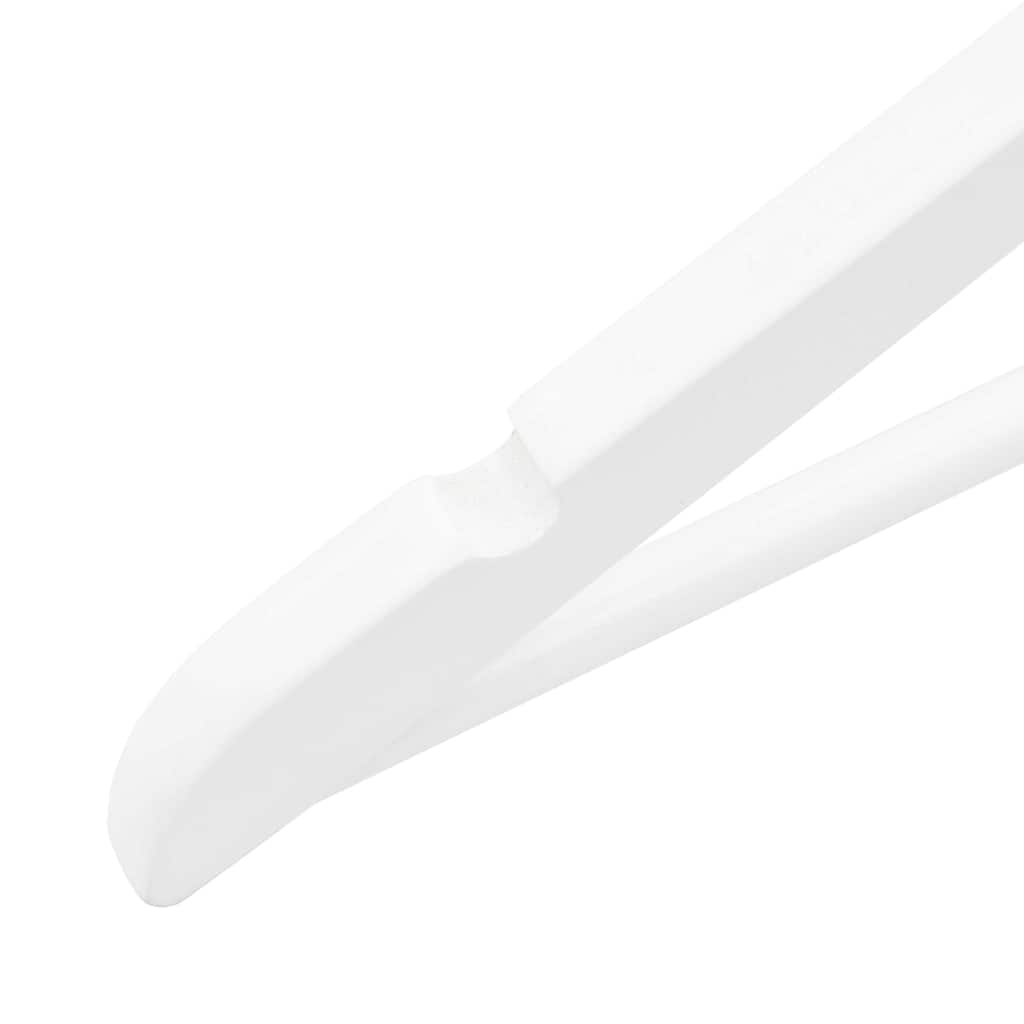 vidaXL Hanger | Set of 50 | White | Hardwood, Metal | Standard | Non-slip 6