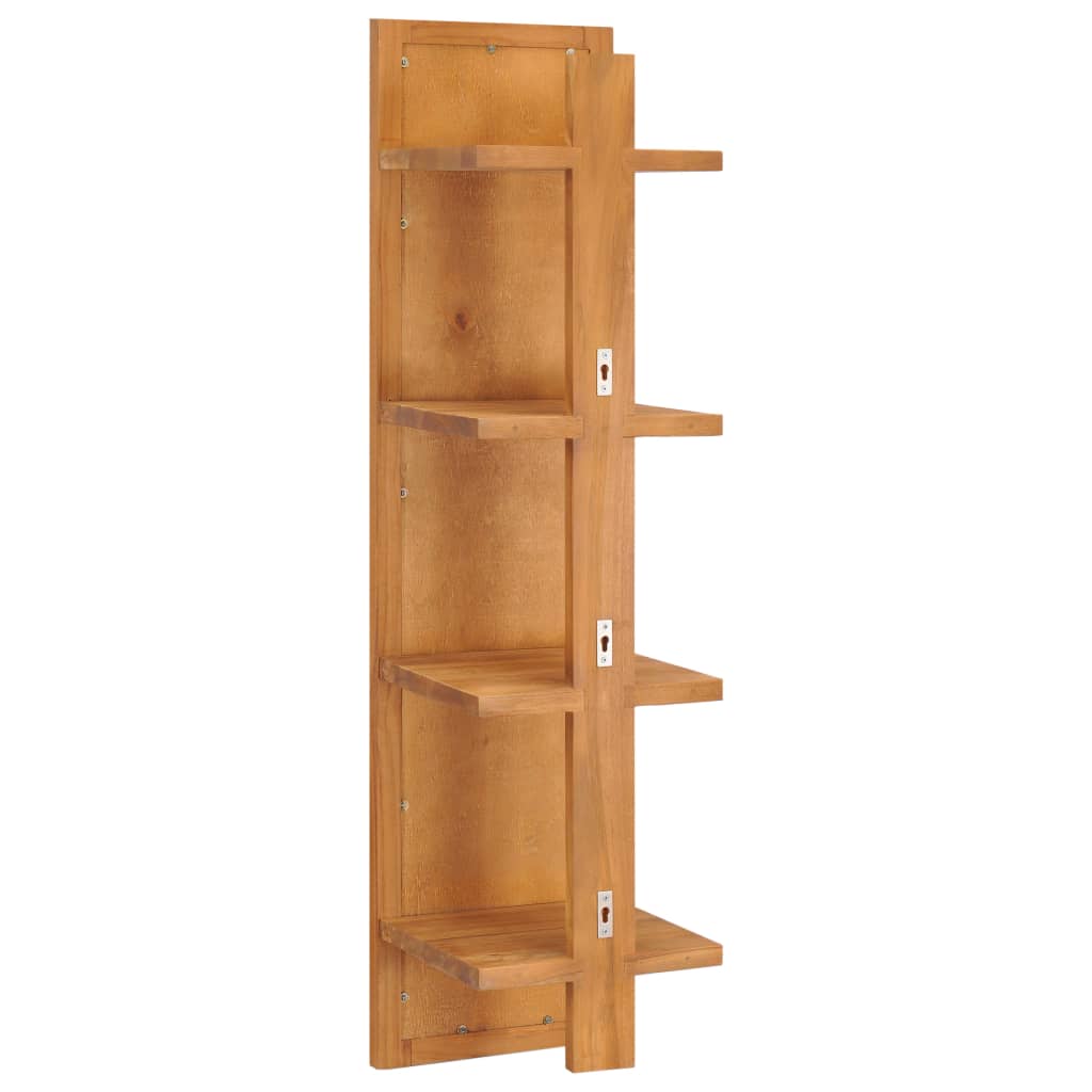 vidaXL Mirror | Natural Teak | Solid Teak Wood | 30x30x120 cm | Wall Mirror 3