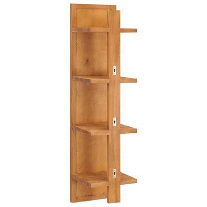 vidaXL Mirror | Natural Teak | Solid Teak Wood | 30x30x120 cm | Wall Mirror 3
