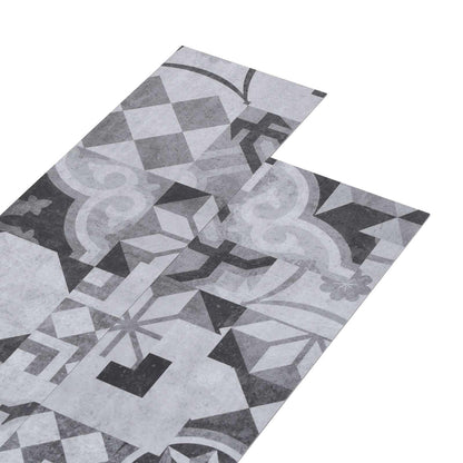 vidaXL Flooring Planks Grey pattern 5.02 m² 36 pcs PVC 2