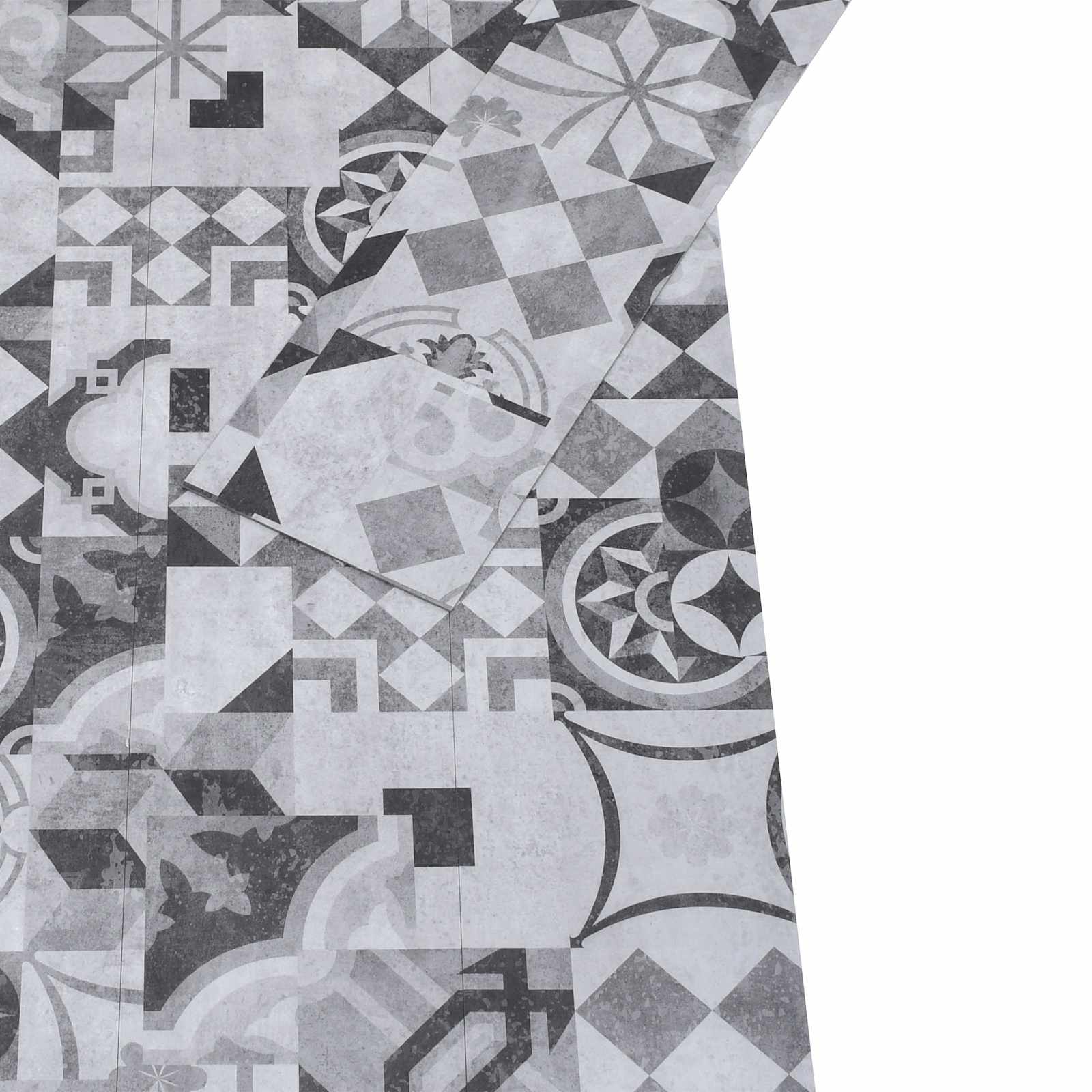 vidaXL Flooring Planks Grey pattern 5.02 m² 36 pcs PVC 4