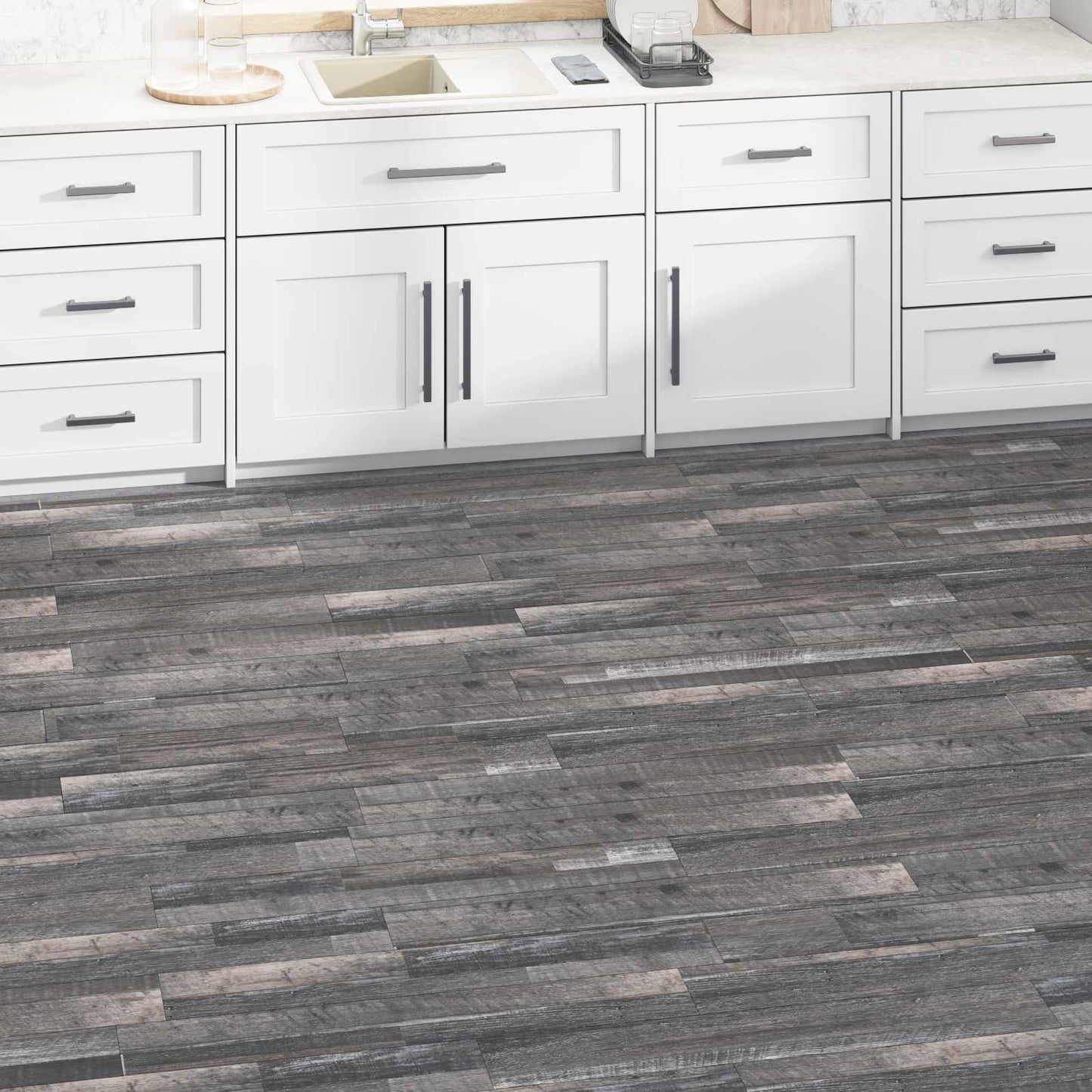 vidaXL Flooring Planks Industrial wood 5.02 m² 36 pcs PVC 1