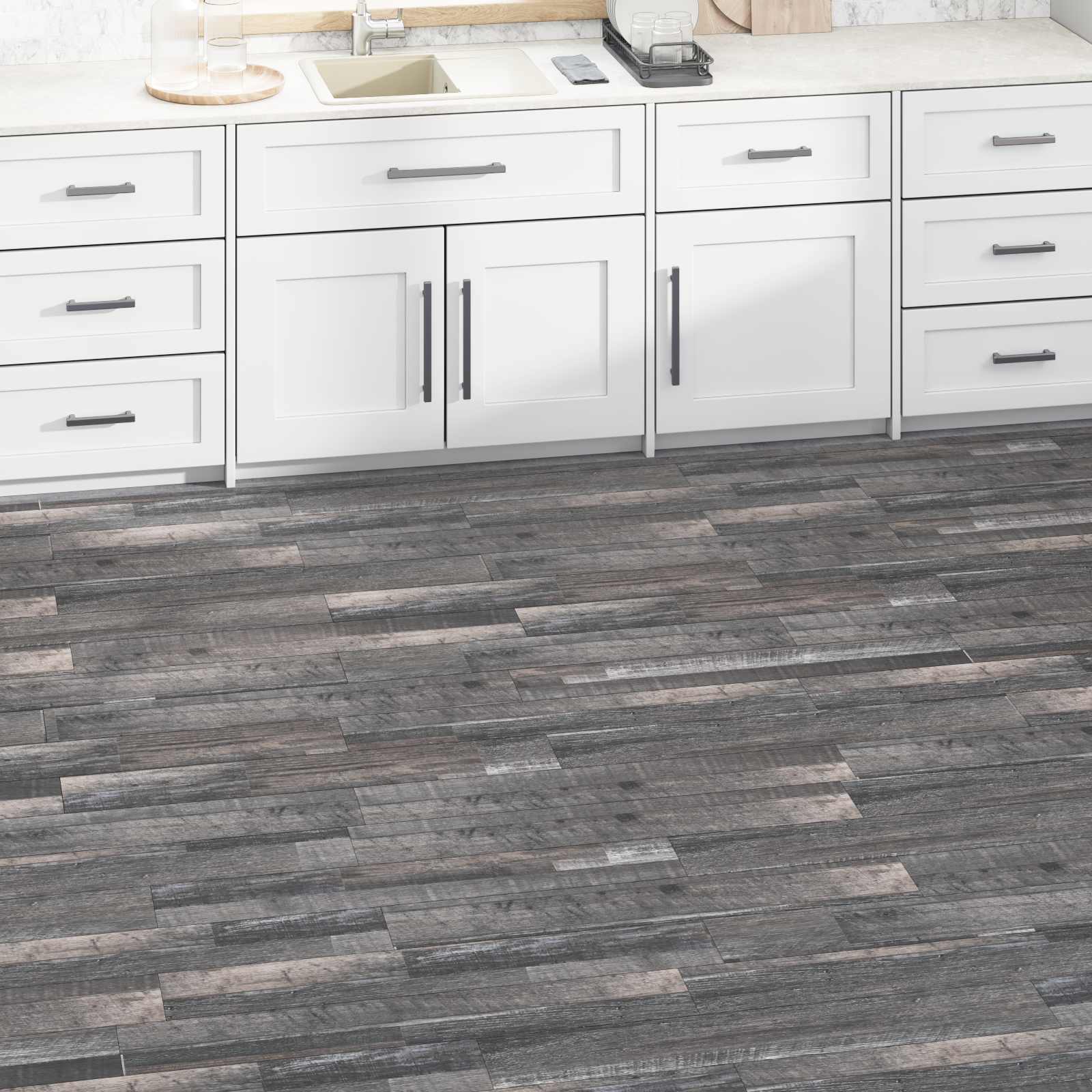 vidaXL Flooring Planks Industrial wood 5.02 m² 36 pcs PVC 1