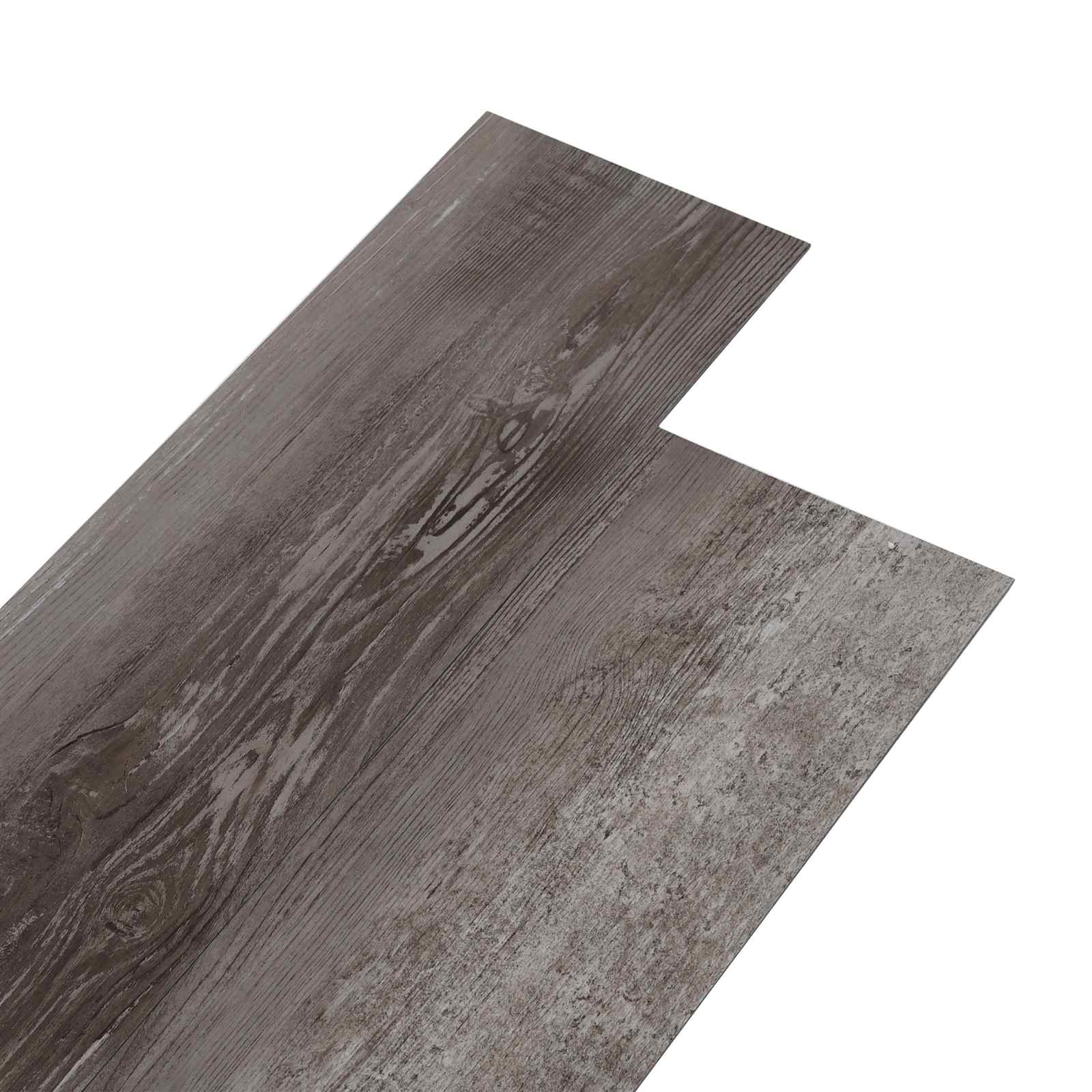 vidaXL Self-adhesive Flooring Plank Striped Wood 4.46 m² 32 pcs PVC 1