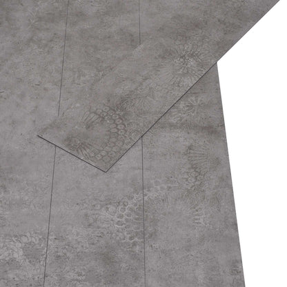 vidaXL Flooring Planks Concrete Grey 5.02 m² 36 pcs PVC 4