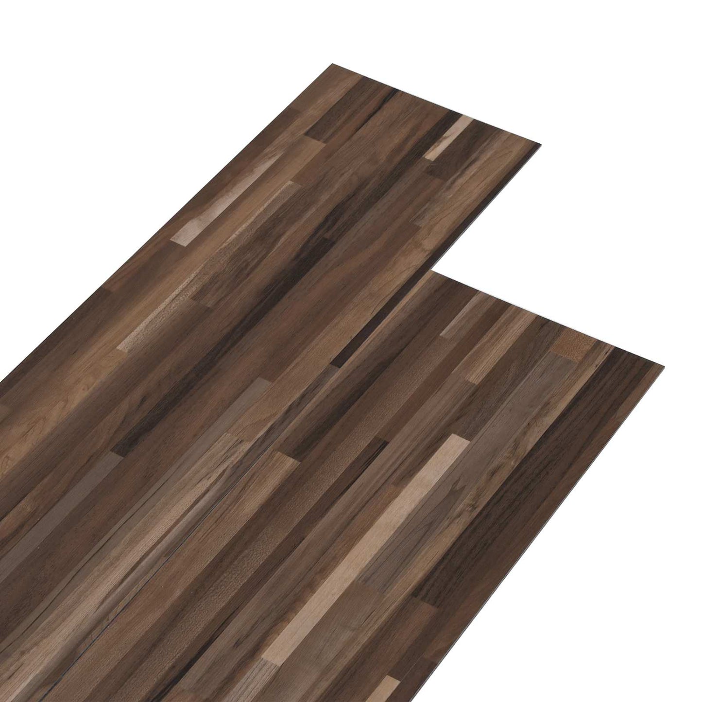 vidaXL Flooring Planks Striped brown 5.02 m² 36 pcs PVC 2
