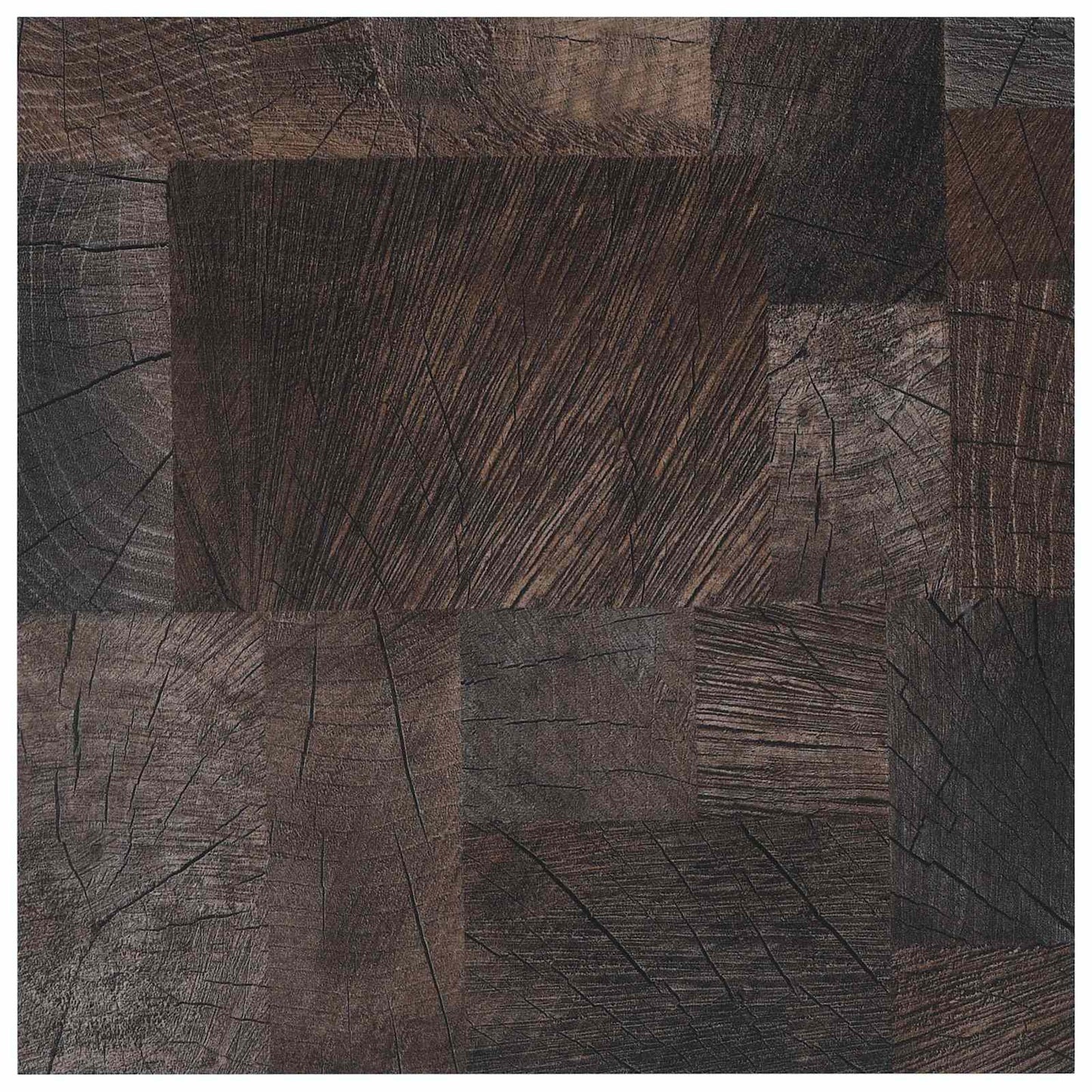 vidaXL Flooring Planks Wood structure brown 5.11 m² 55 pcs PVC 3
