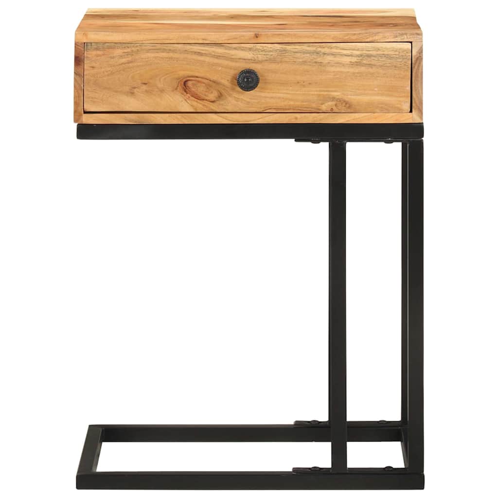 U-Shaped Side Table 45x30x61 cm Solid acacia wood
