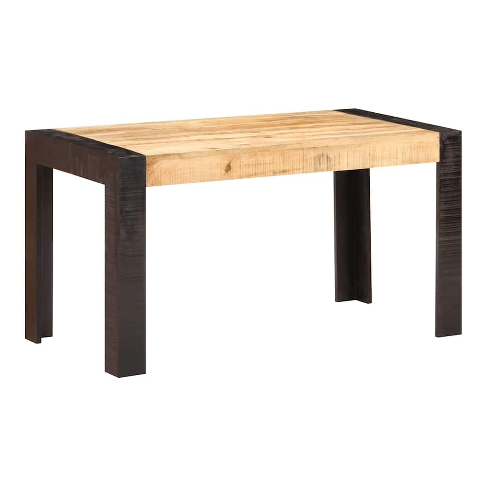 Dining Table Solid Mango Wood Light brown 140 cm 70 cm