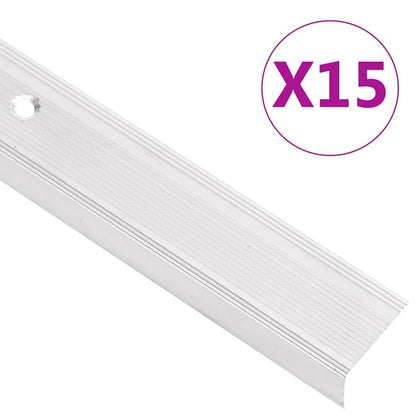 Stair Nosings L-shape Aluminium Silver
