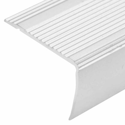 vidaXL Stair Nosings in L-shape 15 pcs Aluminium 100 cm Silver 5