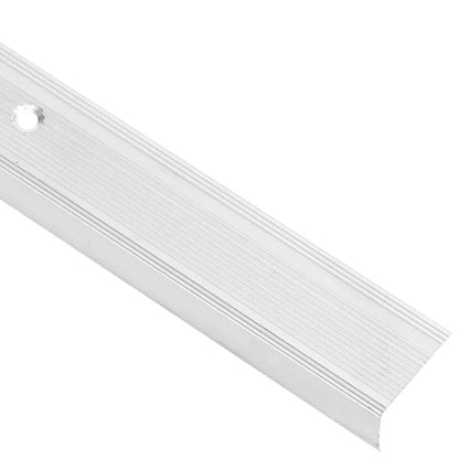 vidaXL Stair Nosings in L-shape 15 pcs Aluminium 100 cm Silver 4