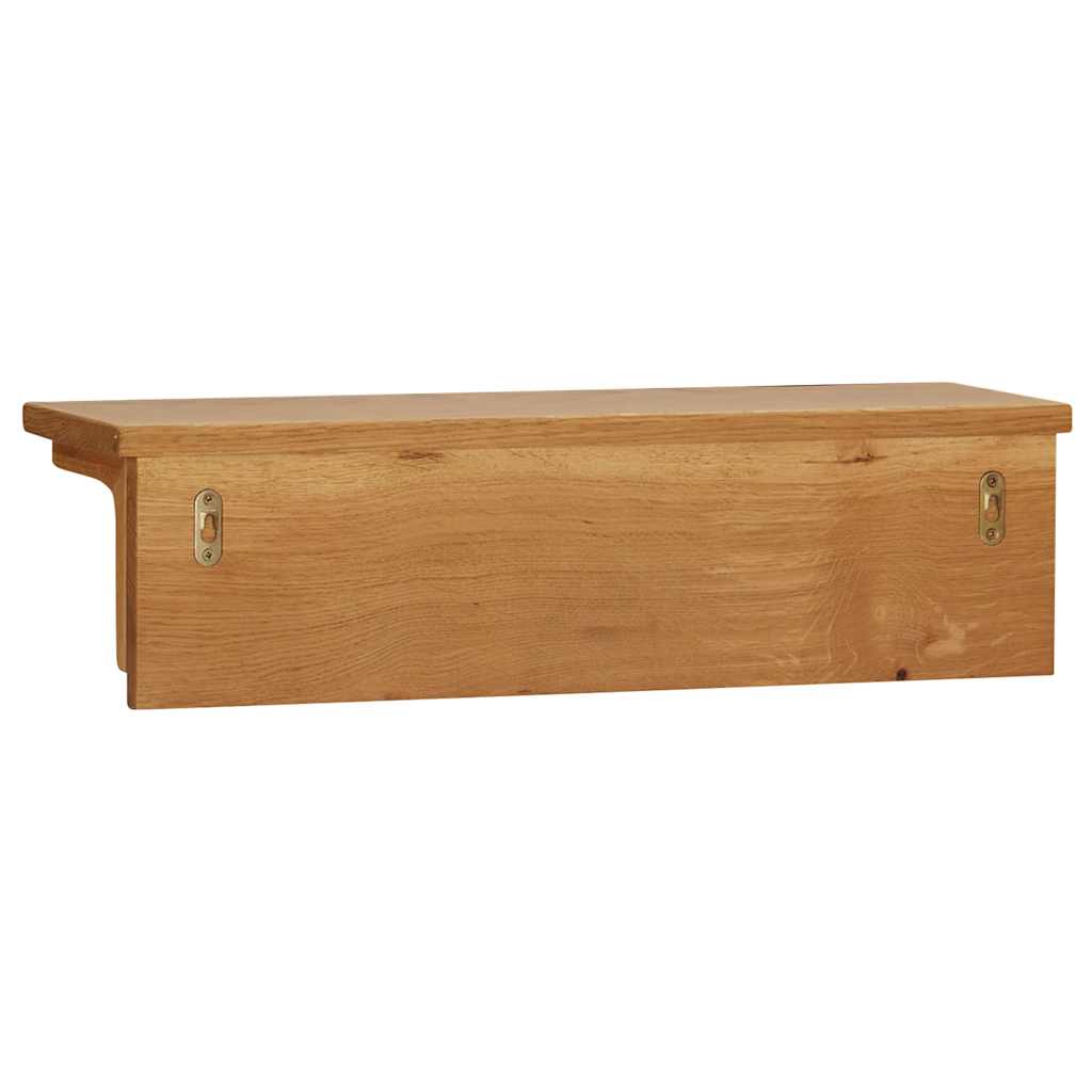 Coat Rack Solid Oak Wood 60 x 16 x 16 cm