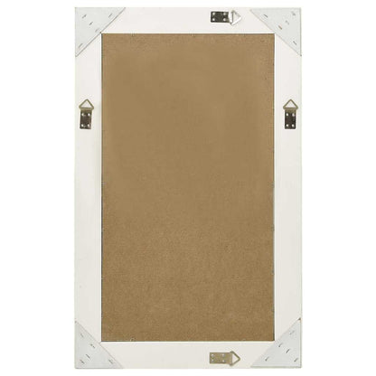 vidaXL Wall Mirror | White | Wood, glass, engineered wood | 50 x 80 cm 3