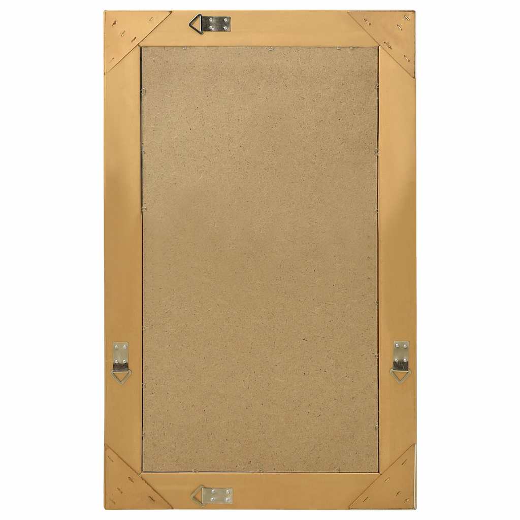 vidaXL Wall Mirror | Gold | Wood, glass, engineered wood | 50 x 80 cm 3