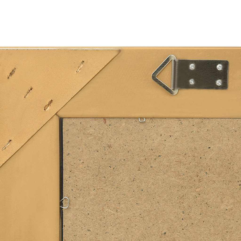 vidaXL Wall Mirror | Gold | Wood, glass, engineered wood | 50 x 80 cm 5