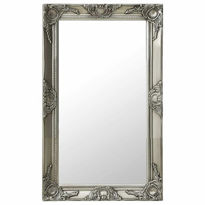 vidaXL Wall Mirror | Silver | Wood, glass, engineered wood | Medium 1