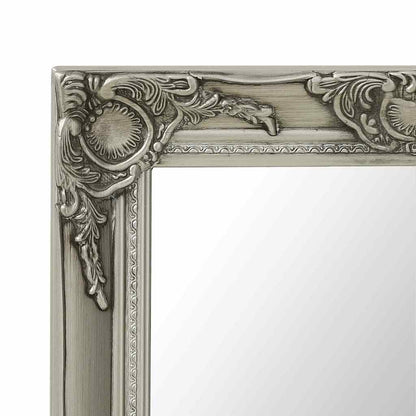vidaXL Wall Mirror | Silver | Wood, glass, engineered wood | Medium 4