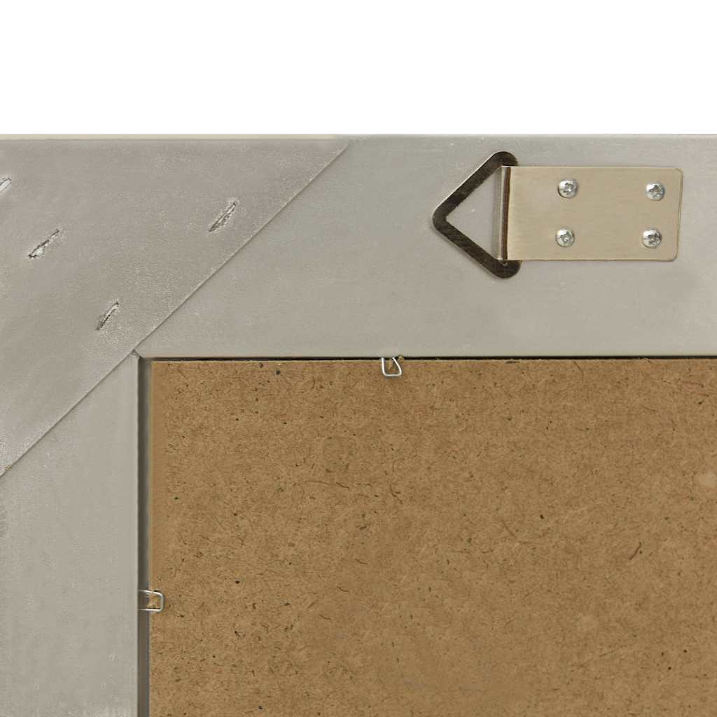vidaXL Wall Mirror | Silver | Wood, glass, engineered wood | Medium 5