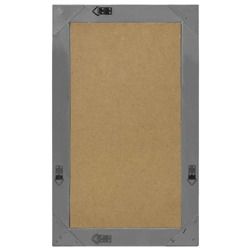 vidaXL Wall Mirror | Black | Wood, Glass, Engineered Wood | 50x80 cm 3