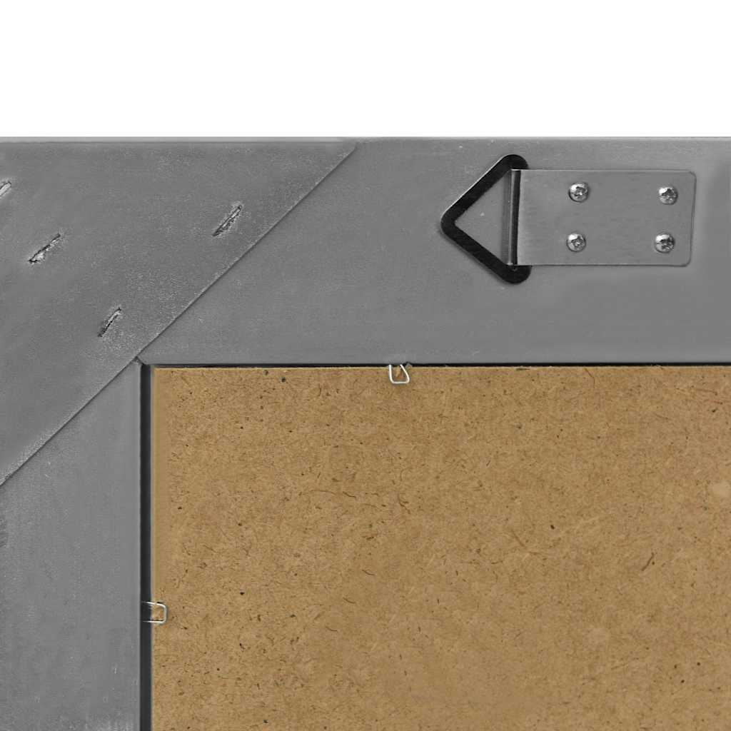 vidaXL Wall Morror | Black | Wood, glass, engineered wood | 60 cm x 60 cm 5