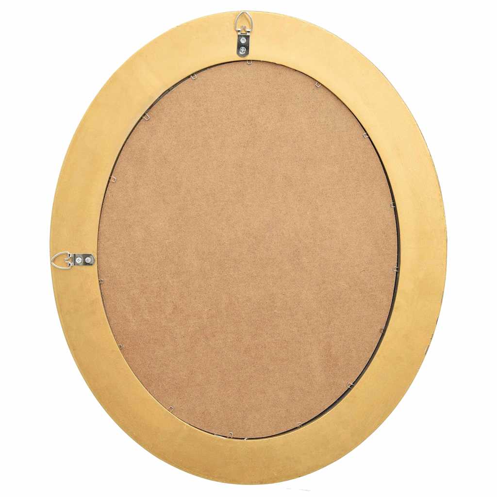 vidaXL Wall Mirror | Gold | Wood, Glass, Engineered Wood | 50x60 cm |  Ornaments 5