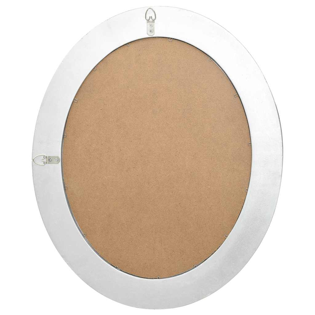 vidaXL Wall Mirror | Silver | Wood, glass and engineered wood | 50 x 60 cm 5