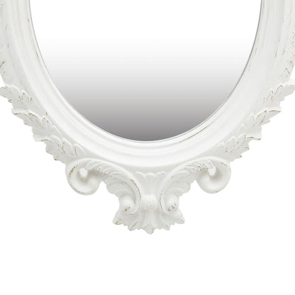 vidaXL Wall Mirror | White | Polyurethane, glass, engineered wood | Medium 3