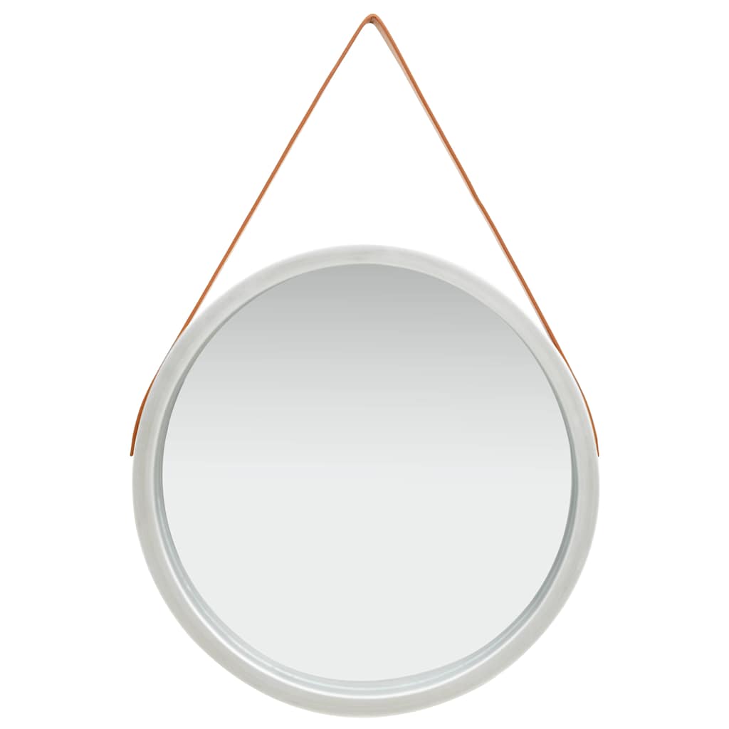 vidaXL Wall Mirror | Silver and brown 1