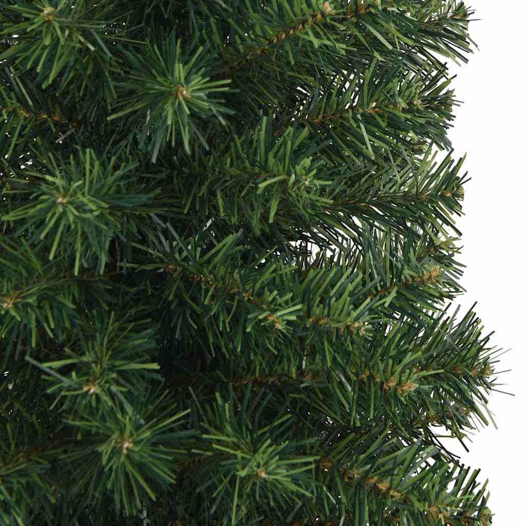 vidaXL Slim Artificial Christmas Tree with Stand Green 240 cm PVC 5
