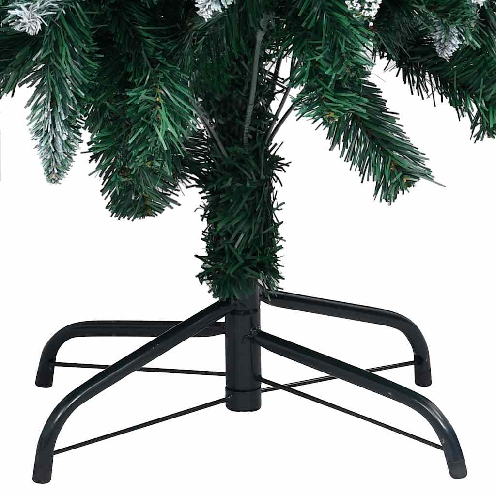 321015 vidaXL Artificial Christmas Tree with Pine Cones and White Snow 150 cm 5