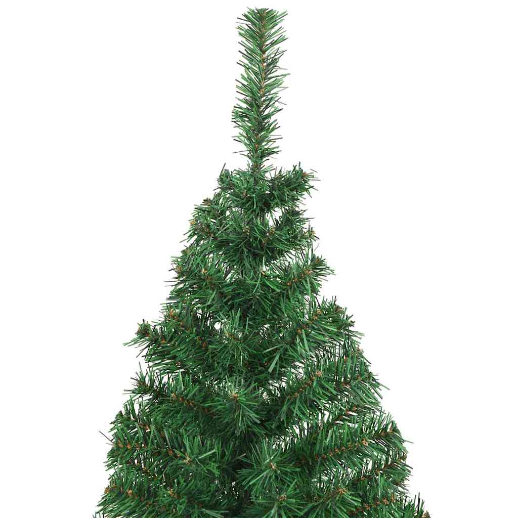 vidaXL Artificial Christmas Tree | Green | PVC, steel | 210 cm tall 3
