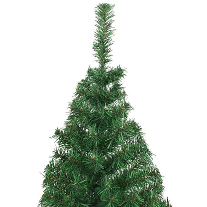 vidaXL Artificial Christmas Tree | Green | PVC, steel | 210 cm tall 3