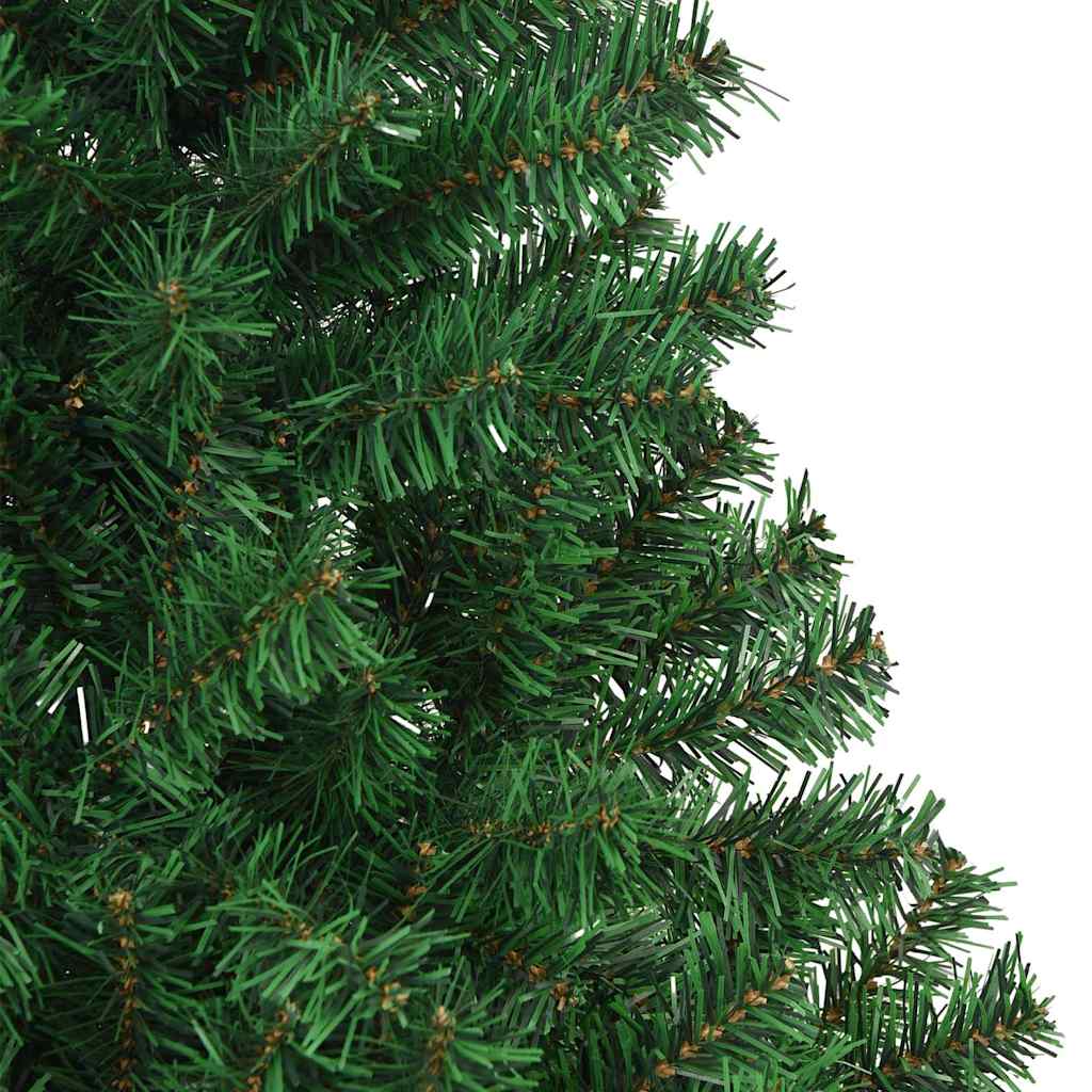 vidaXL Artificial Christmas Tree | Green | PVC, steel | 210 cm tall 4