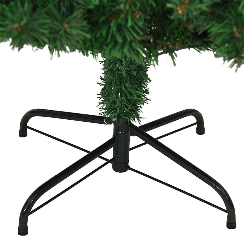 vidaXL Artificial Christmas Tree | Green | PVC, steel | 210 cm tall 5