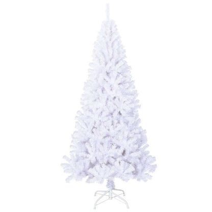 vidaXL Artificial Christmas Tree with Thick Branches White 210 cm PVC 3