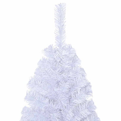 vidaXL Artificial Christmas Tree with Thick Branches White 210 cm PVC 4