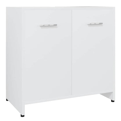 vidaXL Bathroom Cabinet White 60x33x61 cm Engineered Wood 2