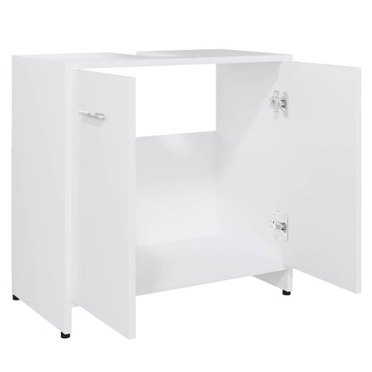 vidaXL Bathroom Cabinet White 60x33x61 cm Engineered Wood 6