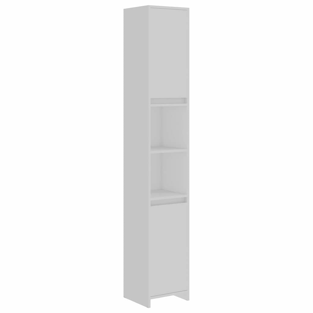 Bathroom Cabinet 30x30x183,5 cm Engineered Wood White Without handle