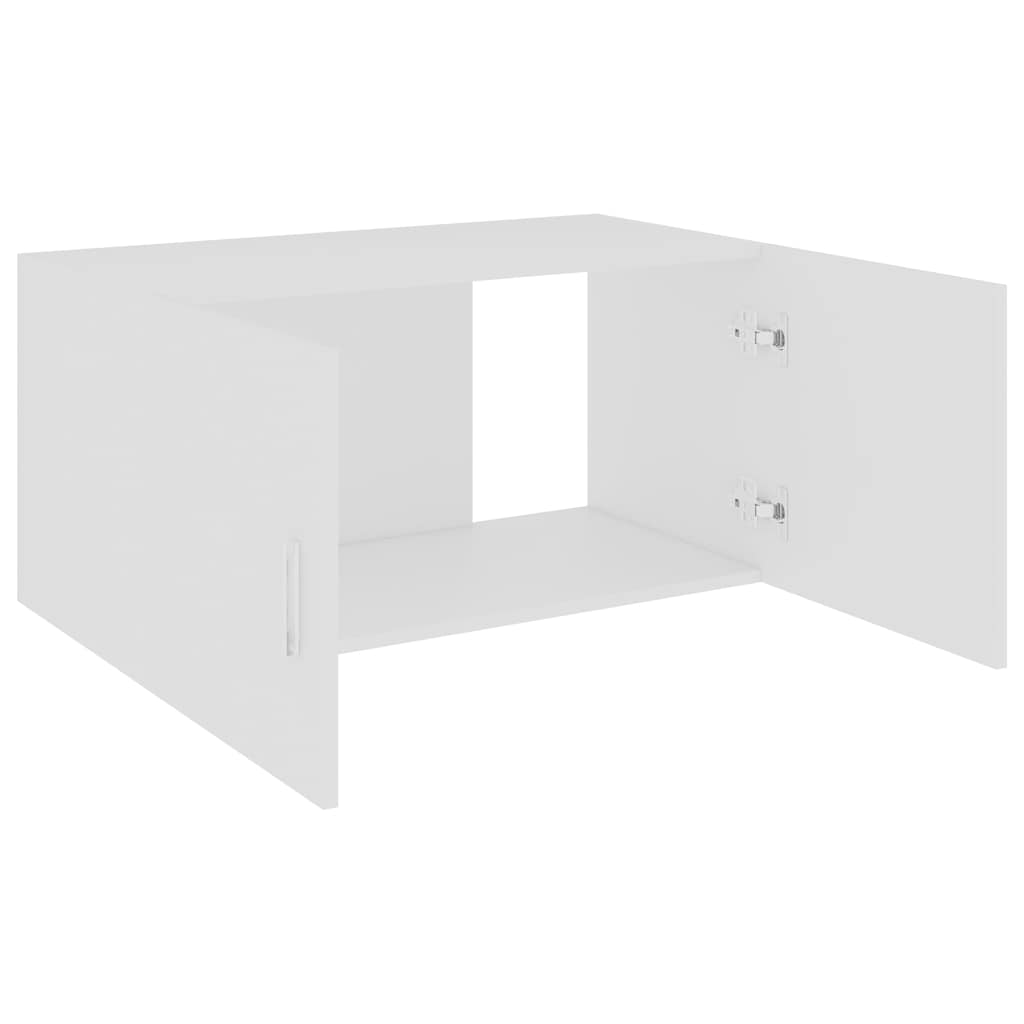 vidaXL Wall Mounted Cabinet | White | Engineered wood | Medium | Wall mounting 4