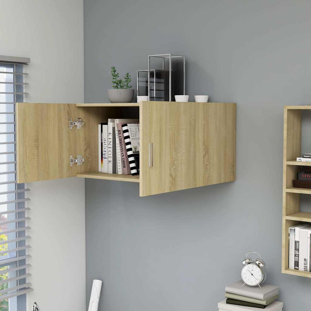 vidaXL Wall Mounted Cabinet | Sonoma oak | Engineered wood | Medium 3