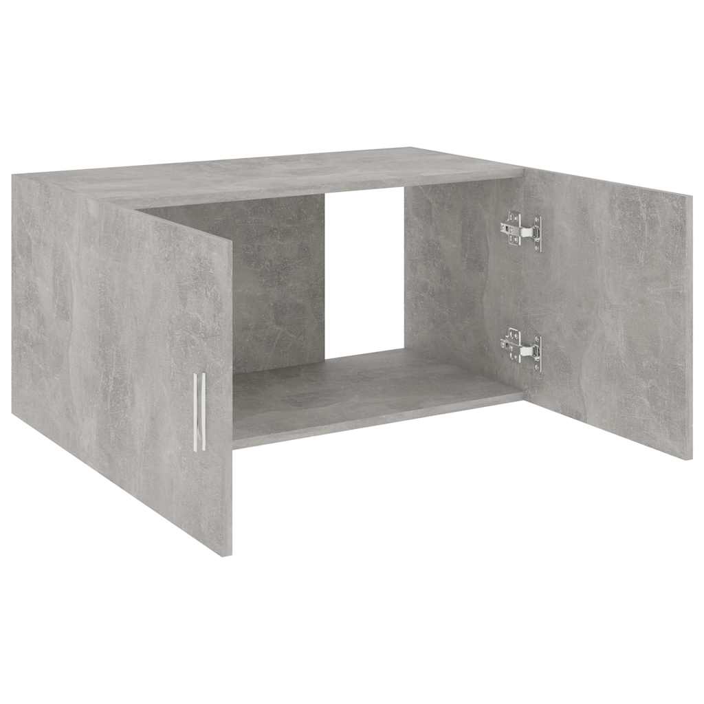 vidaXL Wall Mounted Cabinet | Concrete Grey | Engineered wood 4
