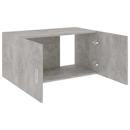 vidaXL Wall Mounted Cabinet | Concrete Grey | Engineered wood 4