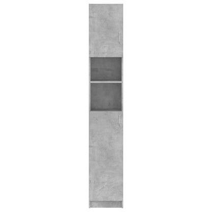 vidaXL Bathroom Cabinet | Concrete grey | Engineered wood | Tall 5