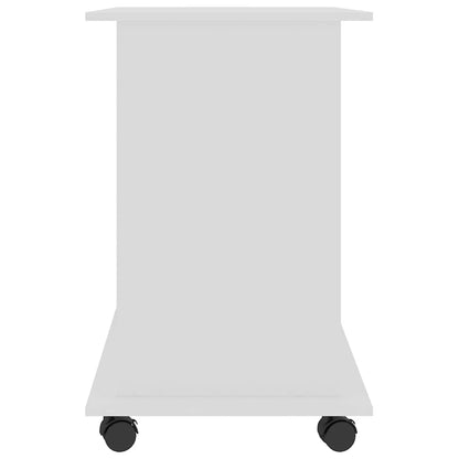 vidaXL Computer Desk | White | Engineered wood | Compact | Pull-Out 5