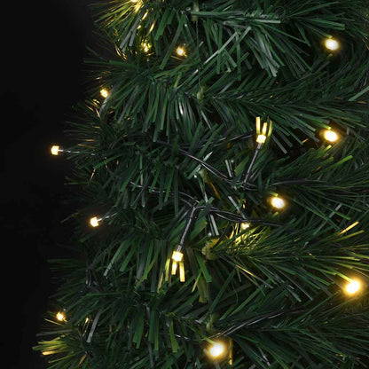 vidaXL Pop-up String Artificial Pre-lit Christmas Tree Green 210 cm 5