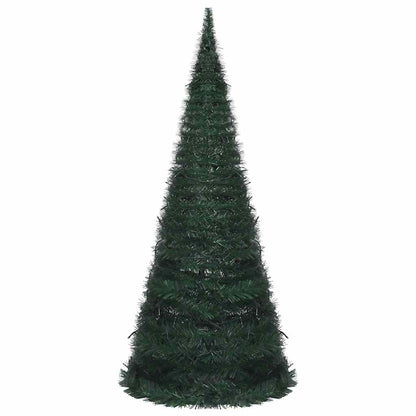vidaXL Pop-up String Artificial Pre-lit Christmas Tree Green 210 cm 6