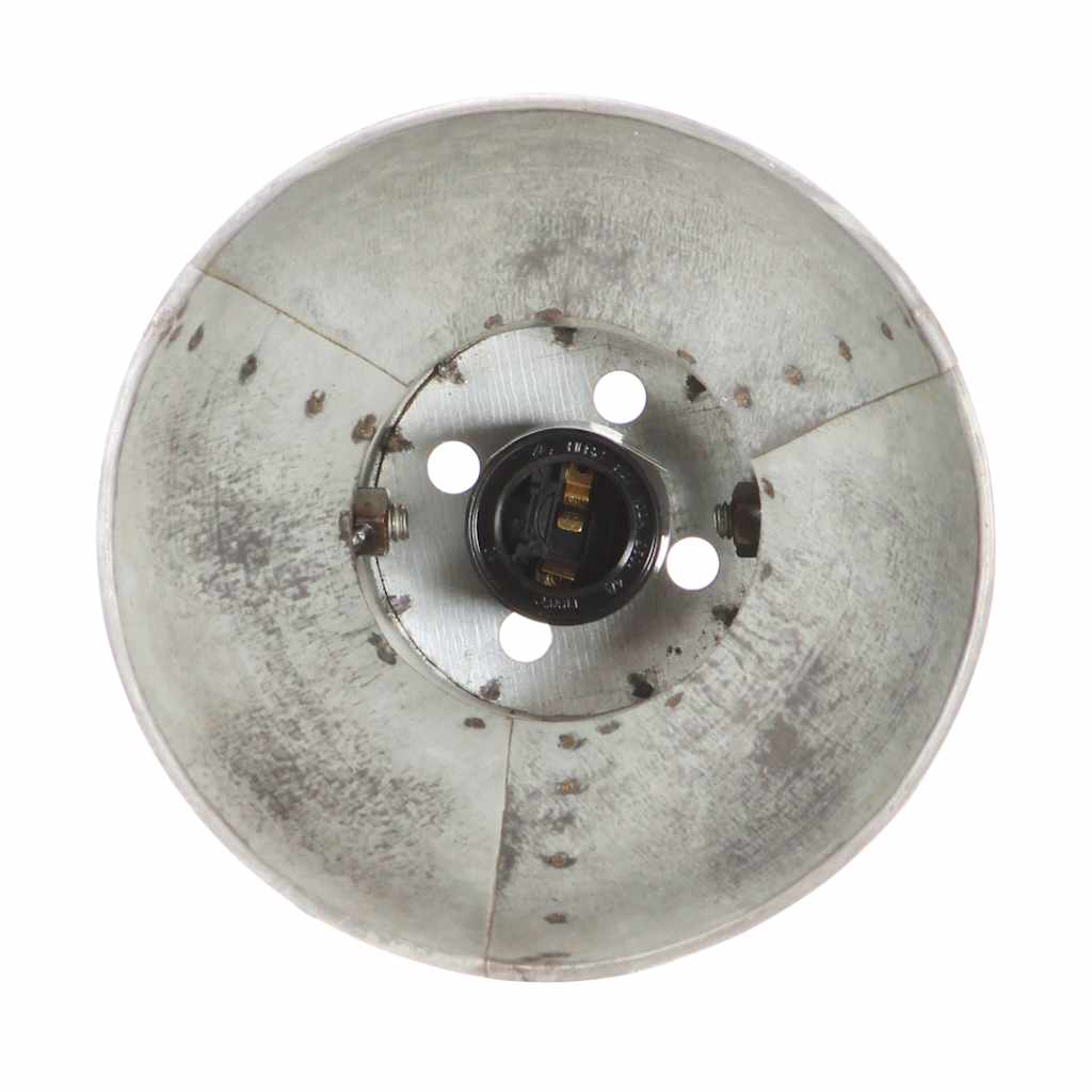 vidaXL Wall Lamp | Silver and brown | Iron and solid mango wood | 45 x 25 cm 5