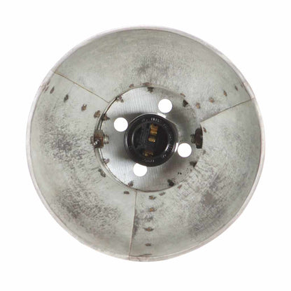 vidaXL Wall Lamp | Silver and brown | Iron and solid mango wood | 45 x 25 cm 5